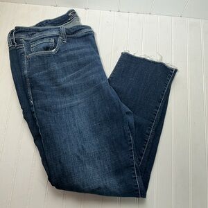 Seven7 Jeans Women's Size 20 Medium Wash Blue Stretch Denim Jeans Straight Leg